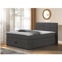 Home affaire Boxspringbett "Finja", besonders komfortable Liegehöhe, mit praktischem Bettkasten von home affaire