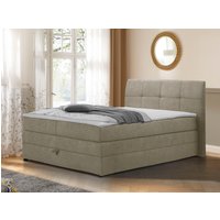 Home affaire Boxspringbett "Finja", besonders komfortable Liegehöhe, mit praktischem Bettkasten von home affaire