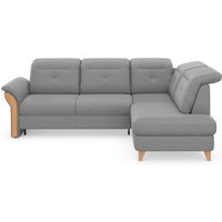 Home affaire Ecksofa "Dangast L-Form", Kopfteilverstellung, wahlweise mit motorischer Relaxfunktion von home affaire