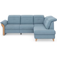 Home affaire Ecksofa "Dangast L-Form", Kopfteilverstellung, wahlweise mit motorischer Relaxfunktion von home affaire