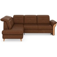 Home affaire Ecksofa "Dangast L-Form", Kopfteilverstellung, wahlweise mit motorischer Relaxfunktion von home affaire