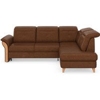Home affaire Ecksofa "Dangast L-Form", Kopfteilverstellung, wahlweise mit motorischer Relaxfunktion von home affaire