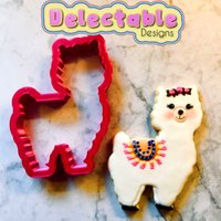 Niedliche Lama Ausstechform von DelectableDesigns3D