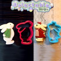 Ausstechformen Osterhase Junge Und Mädchen von DelectableDesignsCCs