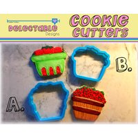 Erdbeer Obst Oder Veggie Korb Scheffel Container Cookie Cutter - 2 Styles von DelectableDesignsCCs