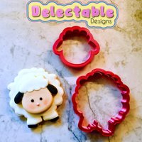 Lamm Schaf Doppeldecker Cookie Cutter Set von DelectableDesignsCCs