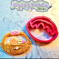 Osterei Korb Ausstechform von DelectableDesigns3D
