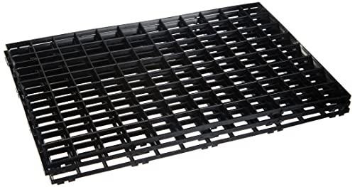 DELFIN Gläserabtropfmatten 30 x 20cm - schwarz - 4er von Delfin