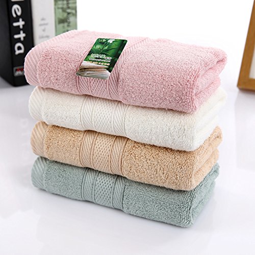 DELIBEST Bambus Faser Handtuch, Uni Off-Grade Honeycomb Face Handtuch, saugfähig 4 Color von DeliBest