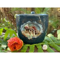 Ozean Teetasse Wheelthrown Und Handmodellierte Keramik Tasse Oder Mit Seeszene Qualle Koralle Ozean Teetasse Wheelthrown Und Handmodellierte Keramik Tasse Oder Mit Seeszene Qualle Koralle von DelicateIntricacies