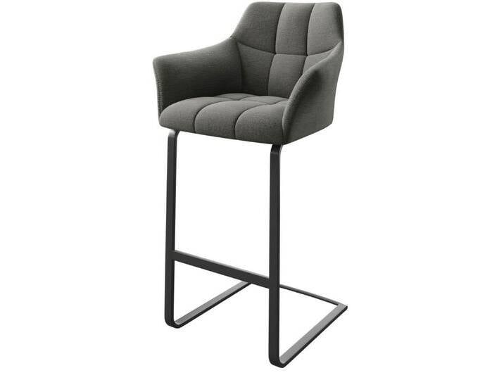 DELIFE Barhocker Yulo-Flex, Freischwinger flach Metall Strukturstoff Anthrazit, grau, Freischwinger flach Metall, Anthrazit DELIFE Barhocker Yulo-Flex, Freischwinger flach Metall Strukturstoff Anthrazit, grau, Freischwinger flach Metall, Anthrazit von Delife