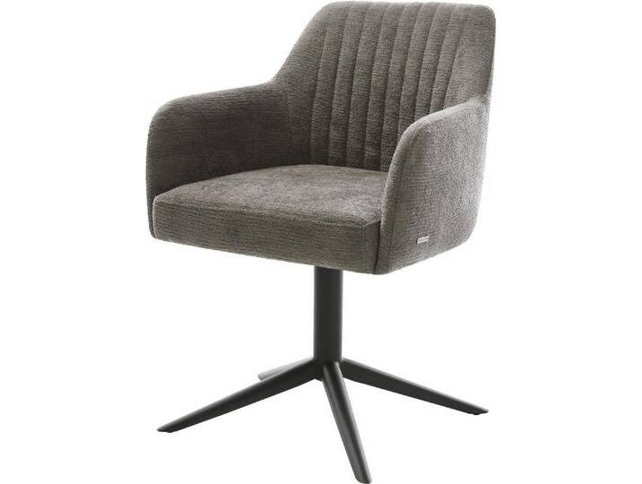 DELIFE Polsterstuhl Greg-Flex, Fußkreuz Schwarz Bouclé Soft Schlamm 360° drehbar Wippfunktion Taschen, grau, Bouclé Soft , Metall DELIFE Polsterstuhl Greg-Flex, Fußkreuz Schwarz Bouclé Soft Schlamm 360° drehbar Wippfunktion Taschen, grau, Bouclé Soft , Metall von Delife