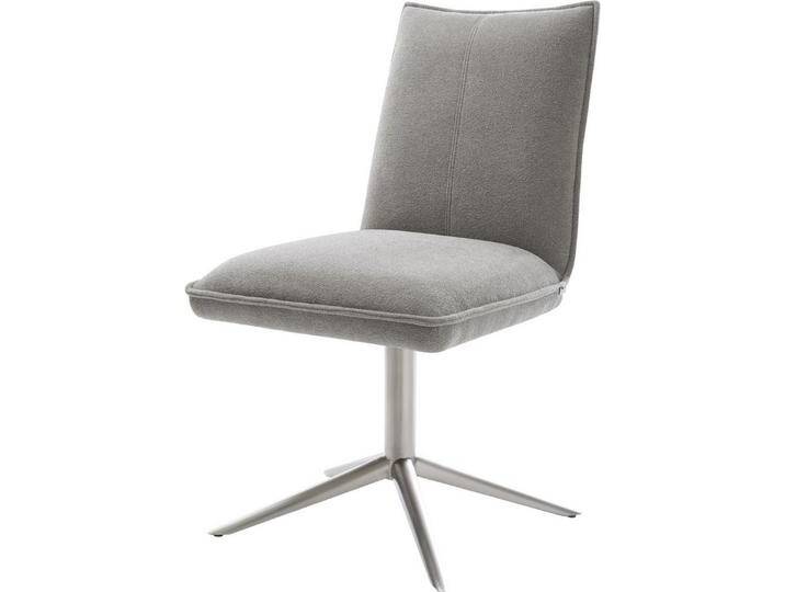 DELIFE Polsterstuhl Lelio-Flex, Fußkreuz Edelstahl Strukturstoff Soft Grau 360° drehbar Wippfunktion T, grau, Strukturstoff Soft , Edelstahl gebürstet DELIFE Polsterstuhl Lelio-Flex, Fußkreuz Edelstahl Strukturstoff Soft Grau 360° drehbar Wippfunktion T, grau, Strukturstoff Soft , Edelstahl gebürstet von Delife