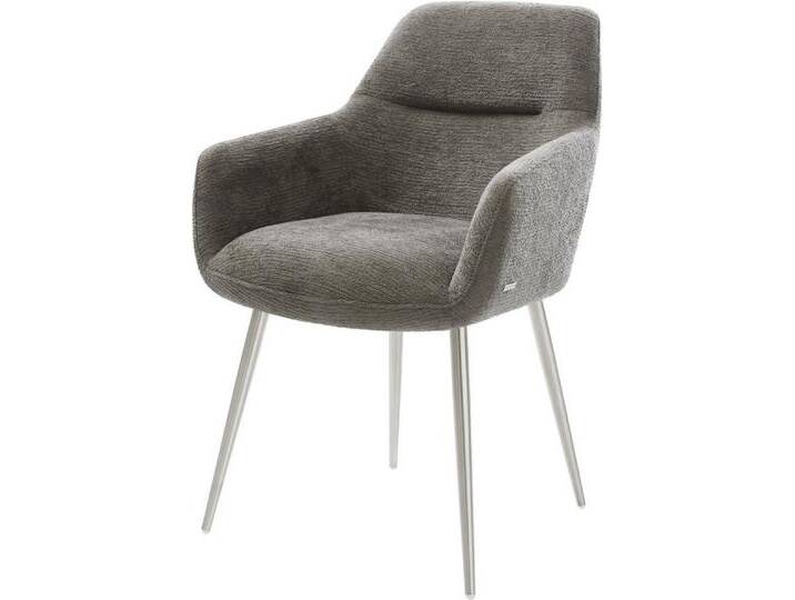 DELIFE Polsterstuhl Pejo-Flex, 4-Fuß konisch Edelstahl Bouclé Soft Schlamm Taschenfederkern, grau, Bouclé Soft , Edelstahl gebürstet, Gestell konisch DELIFE Polsterstuhl Pejo-Flex, 4-Fuß konisch Edelstahl Bouclé Soft Schlamm Taschenfederkern, grau, Bouclé Soft , Edelstahl gebürstet, Gestell konisch von Delife