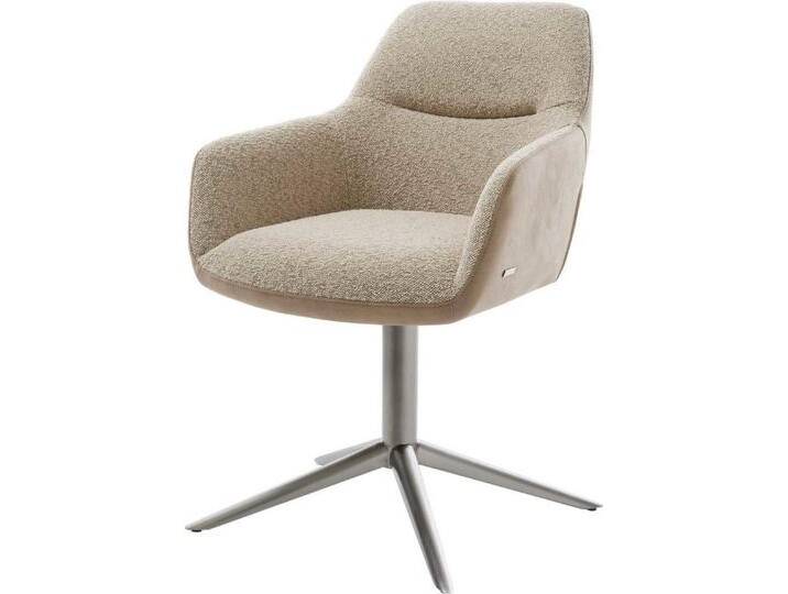 DELIFE Polsterstuhl Pejo-Flex, Fußkreuz Graphit Materialmix Schlamm 360° drehbar Wippfunktion Taschen, grau, Mikrofaser/Bouclé , Edelstahl gebürstet DELIFE Polsterstuhl Pejo-Flex, Fußkreuz Graphit Materialmix Schlamm 360° drehbar Wippfunktion Taschen, grau, Mikrofaser/Bouclé , Edelstahl gebürstet von Delife