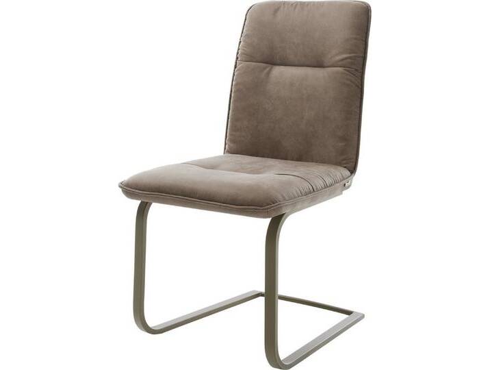 DELIFE Polsterstuhl Vinjo-Flex, Freischwinger flach Effektfinish Titan Taupe Vintage, grau, Mikrofaserstoff , Metall, Freischwinger flach, Taupe DELIFE Polsterstuhl Vinjo-Flex, Freischwinger flach Effektfinish Titan Taupe Vintage, grau, Mikrofaserstoff , Metall, Freischwinger flach, Taupe von Delife