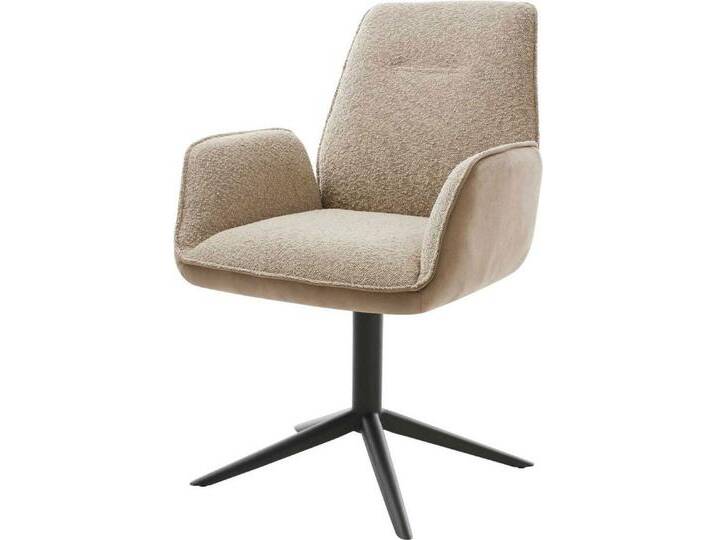 DELIFE Polsterstuhl Zoa-Flex, Fußkreuz Schwarz Materialmix Schlamm 360° drehbar Wippfunktion Taschen, grau, Mikrofaser/Bouclé , Metall DELIFE Polsterstuhl Zoa-Flex, Fußkreuz Schwarz Materialmix Schlamm 360° drehbar Wippfunktion Taschen, grau, Mikrofaser/Bouclé , Metall von Delife