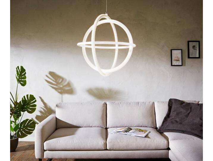 Deckenleuchte Voluta weiss 50x50 cm LED 46W, Leuchten von Delife