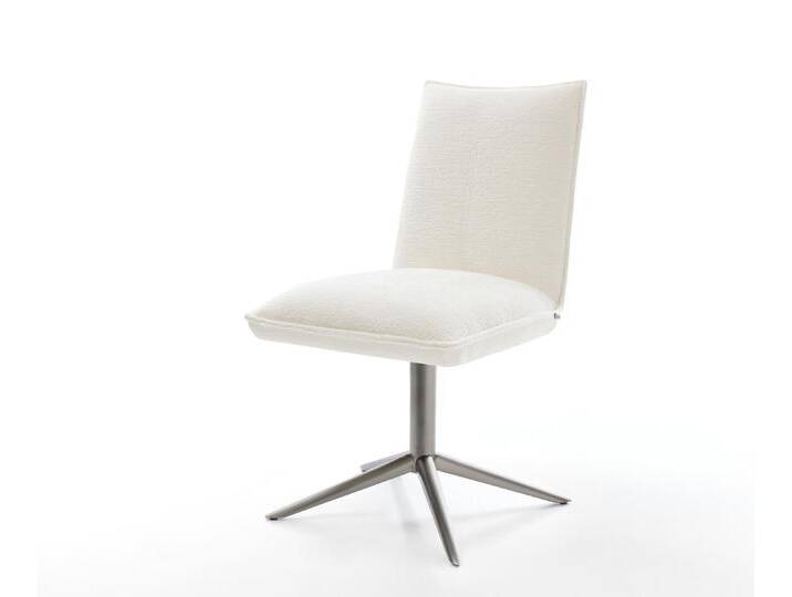 Drehstuhl Lelio-Flex Bouclé Soft Beige Fußkreuz Graphit 360° drehbar Wippfunktion Taschenfederkern, Esszimmerstühle Drehstuhl Lelio-Flex Bouclé Soft Beige Fußkreuz Graphit 360° drehbar Wippfunktion Taschenfederkern, Esszimmerstühle von Delife