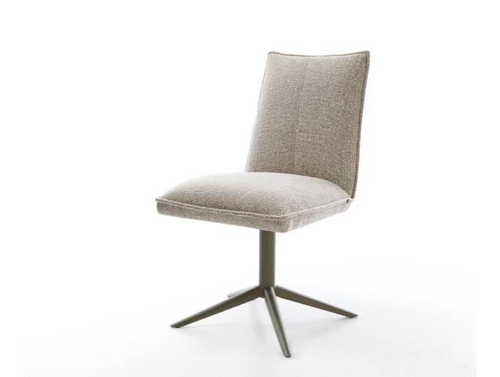 Drehstuhl Lelio-Flex Webstoff Soft Beige Fußkreuz Effektfinish Titan 360° drehbar Wippfunktion Taschenfederkern, Esszimmerstühle Drehstuhl Lelio-Flex Webstoff Soft Beige Fußkreuz Effektfinish Titan 360° drehbar Wippfunktion Taschenfederkern, Esszimmerstühle von Delife