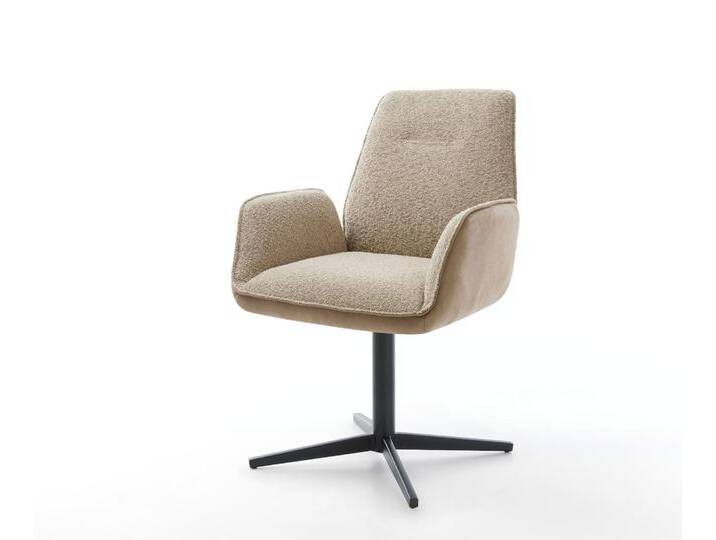 Drehstuhl Zoa-Flex Materialmix Schlamm Fußkreuz Schwarz 360° drehbar Taschenfederkern, Esszimmerstühle Drehstuhl Zoa-Flex Materialmix Schlamm Fußkreuz Schwarz 360° drehbar Taschenfederkern, Esszimmerstühle von Delife