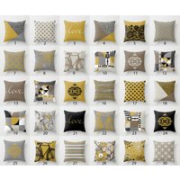 Senf Und Grau Dekokissen Mix Match Indoor Outdoor Kissenbezug Akzent Couch Toss Schwarz Weiß Gelb Beige Taupe Graphit Braun Tan Senf Und Grau Dekokissen Mix Match Indoor Outdoor Kissenbezug Akzent Couch Toss Schwarz Weiß Gelb Beige Taupe Graphit Braun Tan von DelindaGraphicStudio