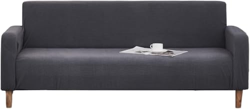 Delindo Lifestyle Sofabezug Corn Fleece, Cord Sofa Überzug, samtweicher 2 Sitzer, schwarz, 145-185 cm von Delindo Lifestyle