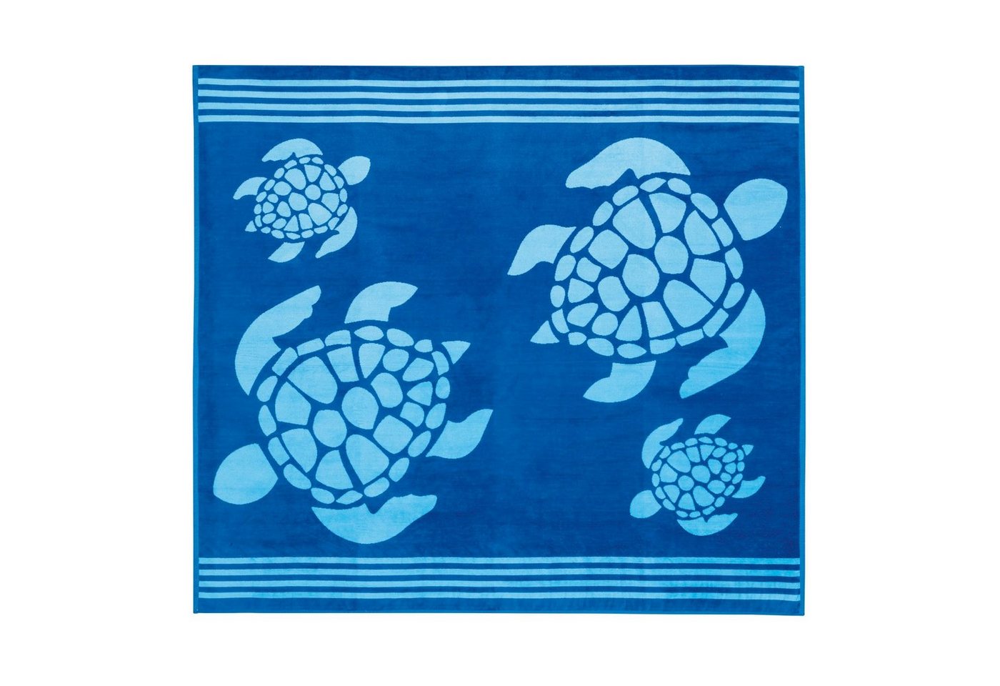 Delindo Lifestyle Strandtuch Tropical Turtle", Ägyptische Baumwolle (1-St), Jacquard-gewebtes Motiv" von Delindo Lifestyle