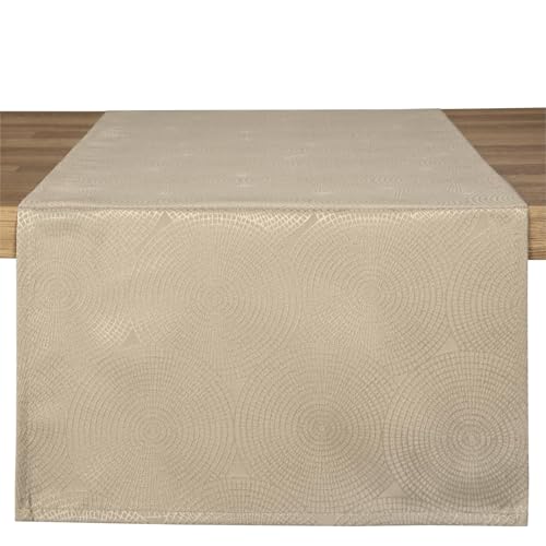 Delindo Lifestyle Tischläufer Corsa, beige braun, unifarben modern, für Küche und Wohnzimmer, 40x140 cm Delindo Lifestyle Tischläufer Corsa, beige braun, unifarben modern, für Küche und Wohnzimmer, 40x140 cm von Delindo Lifestyle