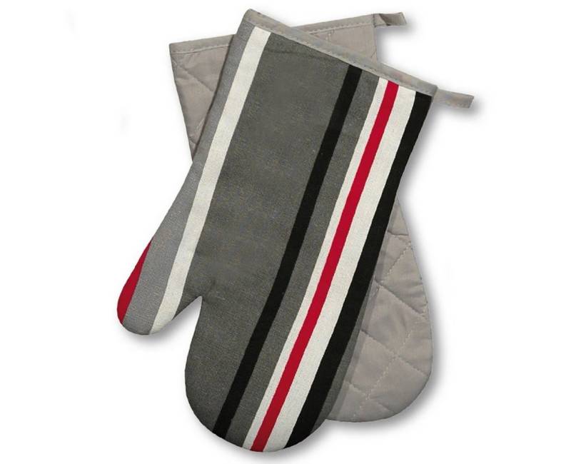 Delindo Lifestyle Topfhandschuhe und Topflappen, Ofenhandschuhe, (2-tlg), Hitzebeständig bis 250 °C für maximal 15 Sekunden von Delindo Lifestyle