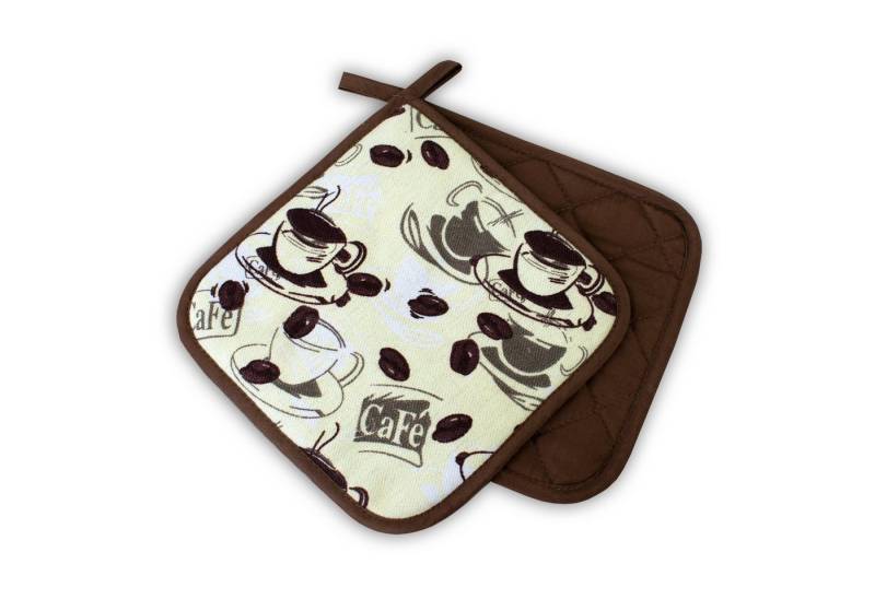 Delindo Lifestyle Topfhandschuhe und Topflappen, Ofenhandschuhe, (2-tlg), Hitzebeständig bis 250 °C für maximal 15 Sekunden von Delindo Lifestyle