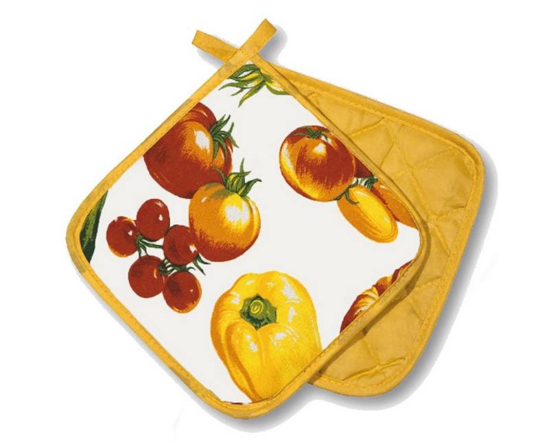 Delindo Lifestyle Topfhandschuhe und Topflappen, Ofenhandschuhe, (2-tlg), Hitzebeständig bis 250 °C für maximal 15 Sekunden von Delindo Lifestyle