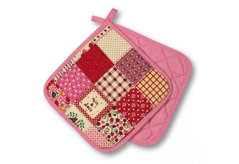 Delindo Lifestyle Topfhandschuhe und Topflappen, Ofenhandschuhe, (2-tlg), Hitzebeständig bis 250 °C für maximal 15 Sekunden von Delindo Lifestyle