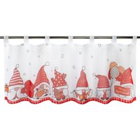 Delindo Lifestyle Scheibengardine "Wichtelparade" Schlaufen 1 Stk. tlg. mit Schlaufenaufhängung für die Küche von Delindo Lifestyle