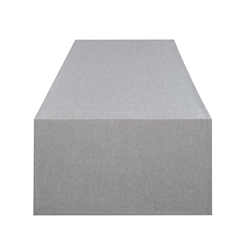 Tischläufer Wien Home, Moderne Tischdecke mit Fleckschutz für das ganze Jahr, grau, 40x140 cm von Delindo Lifestyle