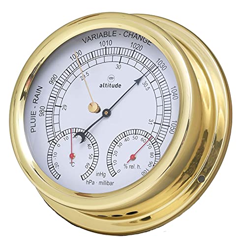 Delite 866bth Altitude Wetterstation Messing B x H 150 x 42 mm Delite 866bth Altitude Wetterstation Messing B x H 150 x 42 mm von DELITE