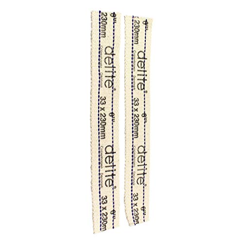 Docht 6''' 2 Stück, Rundbrennerdocht 33 mm breit, 230 mm lang für Petroleumlampe Petronella aktuelle Ausführung und andere Docht 6''' 2 Stück, Rundbrennerdocht 33 mm breit, 230 mm lang für Petroleumlampe Petronella aktuelle Ausführung und andere von DELITE