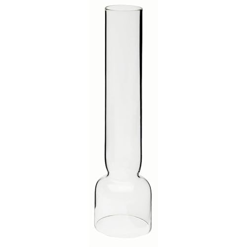DELITE Glaszylinder Kosmos 14''' transparent, hitzebeständig aus Borosilikat, unterer Durchmesser außen 51,5 mm, innen 48 mm, oberer Durchmesser außen 33,4 mm, Höhe 260 mm, von DELITE
