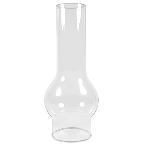 Glaszylinder Matador 15''' transparent, unterer Durchmesser außen 52,5 mm, innen 49,6 mm, oberer Durchmesser außen 42 mm , Höhe 210 mm, Bauchdurchmesser 73 mm, für Petroleumlampen H1e, Loggia und andere Lampen von DELITE