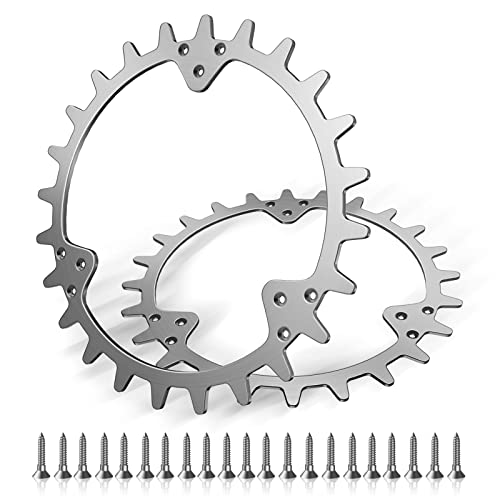 Edelstahl Mähroboter Spikes für Husqvarna Automower 420/320/430X/435X/440/450X aufwendig entgratet inkl,Spikes Rase,21x Edelstahlschrauben Spikes,Radgrösse 255mm für Zubehör Off-Wheel-Räder.252mm von Delixike