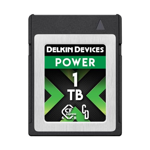 Delkin Power Speicherkarte, CFexpress Typ B 4.0 für Digitalkameras, ideal für Express-Übertragung von Bildern und Videos zur Speicherung, Speicherkartenspeicher (groß) von Delkin Devices