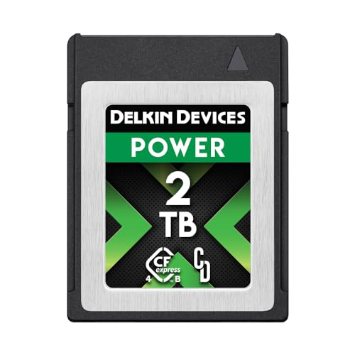 Delkin Power Speicherkarte, CFexpress Typ B 4.0 für Digitalkameras, ideal für Express-Übertragung von Bildern und Videos zur Speicherung, Speicherkartenspeicher (2 TB) von Delkin Devices