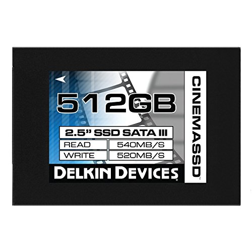 Delkin 512 GB Cinema 2,5 SATA III Solid State Drive – Schwarz Delkin 512 GB Cinema 2,5 SATA III Solid State Drive – Schwarz von Delkin Devices