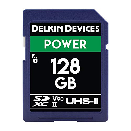 Delkin Devices 128 GB Power SDXC UHS-II (U3/V90) Speicherkarte von Delkin Devices