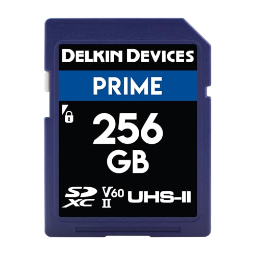 Delkin Devices 256 GB Prime SDXC UHS-II (U3/V60) Speicherkarte von Delkin Devices
