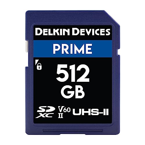 SD Card Prime UHS-II (V60) S 512GB von Delkin Devices