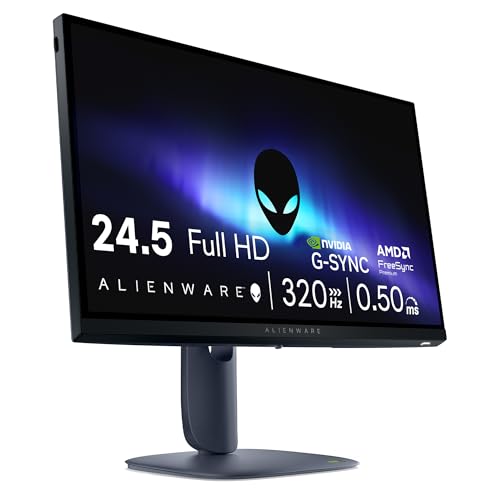 Alienware 25 Gaming Monitor - AW2525HM, Full HD (1920x1080), 320Hz, Fast IPS, 0.5ms, NVIDIA G-SYNC Kompatibel, AMD FreeSync Premium, DisplayPort, 2 HDMI, 3 USB, 3 Jahre Garantie Alienware 25 Gaming Monitor - AW2525HM, Full HD (1920x1080), 320Hz, Fast IPS, 0.5ms, NVIDIA G-SYNC Kompatibel, AMD FreeSync Premium, DisplayPort, 2 HDMI, 3 USB, 3 Jahre Garantie von Dell