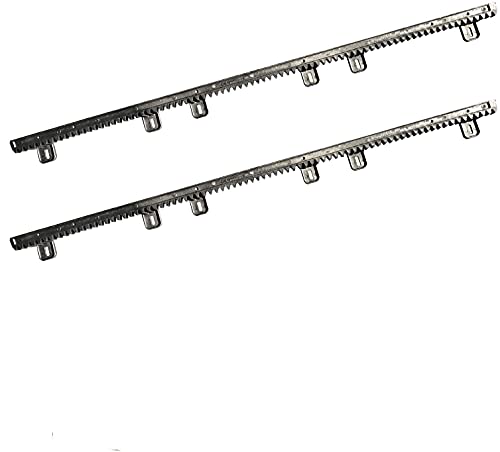 VDS 2x Zahnstangen, je 1 Meter, Schwarz, für Schiebetorantrieb Torantrieb Tor Antrieb Ersatzteil von Andreas Dell