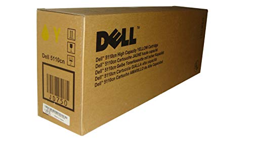 Dell 593-10123 5110cn Tonerkartusche gelb Standardkapazität 12.000 Seiten 1er-Pack von Dell