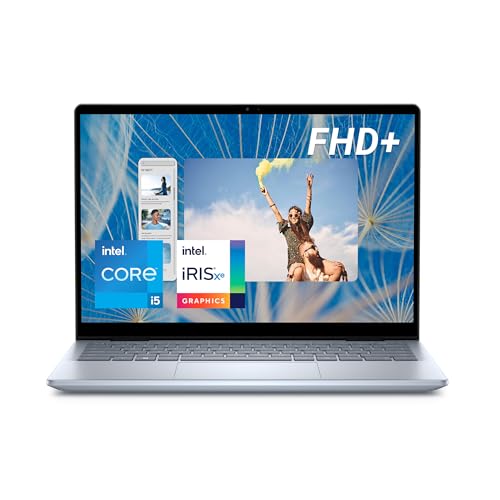Dell Inspiron 14 7440 2-in-1 Laptop 14 Inch 16:10 FHD+ Touch Function, Intel Core i5-1334U, 16 RAM, 512 SSD, Intel Iris Xe, Windows 11 Home, Fingerprint Reader, Backlight (QWERTZ) German von Dell